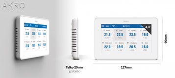 TECH M-9T PANEL KONTROLNY MODUŁ WIFI BIAŁY